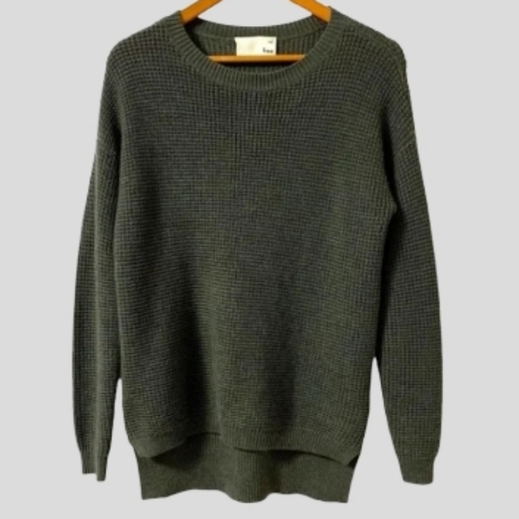 Aritzia Sweaters - Aritzia Wilfred (Green) Free Knit Sweater Merino Wool size medium greatcondition